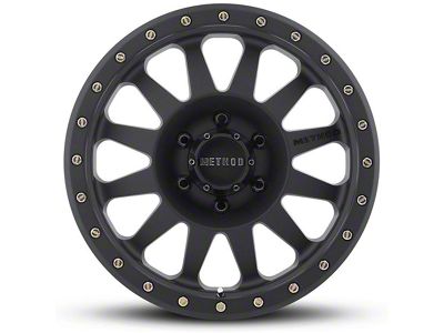 Method Race Wheels MR304 Double Standard Matte Black 8-Lug Wheel; 20x10; -18mm Offset (01-06 Silverado 3500 HD SRW)