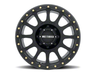 Method Race Wheels MR305 NV Matte Black 8-Lug Wheel; 17x8.5; 0mm Offset (01-06 Silverado 3500 HD SRW)