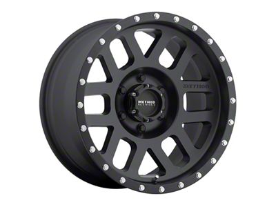 Method Race Wheels MR306 Mesh Matte Black 5-Lug Wheel; 17x8.5; 0mm Offset (02-08 RAM 1500, Excluding Mega Cab)