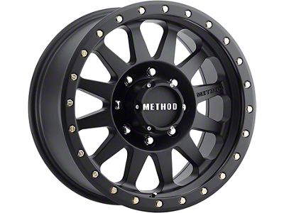 Method Race Wheels MR304 Double Standard Matte Black 8-Lug Wheel; 17x8.5; 0mm Offset (03-09 RAM 2500)