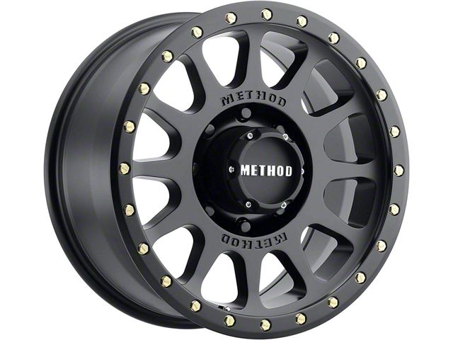 Method Race Wheels MR305 NV Matte Black 8-Lug Wheel; 18x9; 18mm Offset (03-09 RAM 2500)