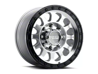 Method Race Wheels MR315 Machined with Gloss Black Lip 8-Lug Wheel; 17x8.5; 25mm Offset (03-09 RAM 2500)