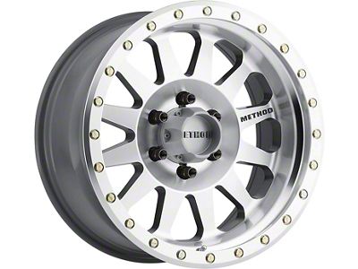 Method Race Wheels MR304 Double Standard Machined 6-Lug Wheel; 18x9; -12mm Offset (07-14 Tahoe)