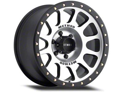 Method Race Wheels MR305 NV Matte Black Machined 6-Lug Wheel; 17x8.5; 0mm Offset (07-14 Tahoe)
