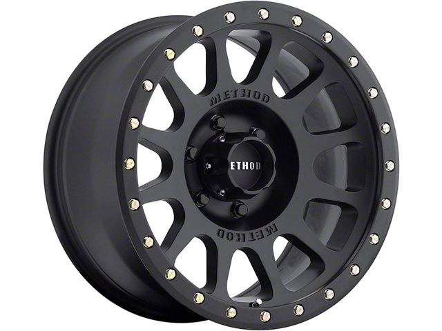 Method Race Wheels MR305 NV Matte Black 6-Lug Wheel; 17x8.5; 0mm Offset (07-14 Yukon)
