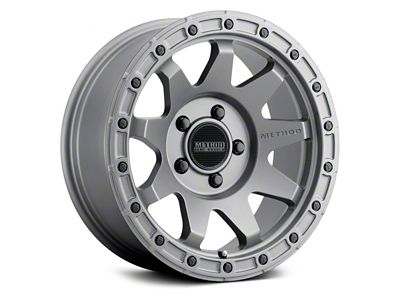 Method Race Wheels MR317 Matte Titanium 6-Lug Wheel; 17x8.5; 0mm Offset (07-14 Yukon)