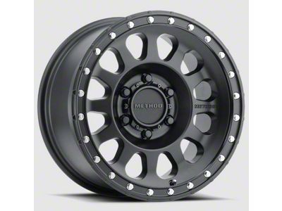 Method Race Wheels MR315 Matte Black 8-Lug Wheel; 17x9; -12mm Offset (08-10 F-250 Super Duty)