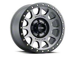 Method Race Wheels MR305 NV Titanium with Matte Black Lip 8-Lug Wheel; 20x9; 18mm Offset (10-18 RAM 2500)