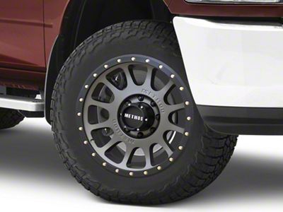 Method Race Wheels MR305 NV Titanium with Matte Black Lip 8-Lug Wheel; 20x9; 18mm Offset (10-18 RAM 2500)