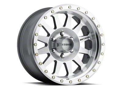 Method Race Wheels MR304 Double Standard Machined 8-Lug Wheel; 20x10; -18mm Offset (10-18 RAM 3500 SRW)