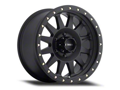 Method Race Wheels MR304 Double Standard Matte Black 8-Lug Wheel; 20x10; -18mm Offset (10-18 RAM 3500 SRW)