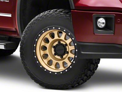 Method Race Wheels MR315 Gold 6-Lug Wheel; 17x8.5; 0mm Offset (14-18 Sierra 1500)