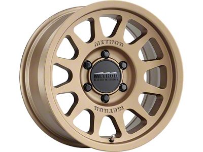 Method Race Wheels MR703 Bead Grip Bronze 6-Lug Wheel; 17x8.5; 0mm Offset (14-18 Silverado 1500)