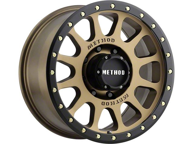 Method Race Wheels Silverado 2500 MR305 NV Bronze Matte Black Lip 8-Lug ...