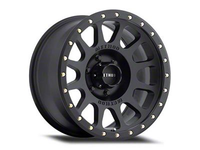 Method Race Wheels MR305 NV Matte Black 8-Lug Wheel; 20x10; -18mm Offset (15-19 Silverado 3500 HD SRW)