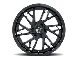 Method Race Wheels MR801 Gloss Black Milled 6-Lug Wheel; 20x9; 12mm Offset (15-20 F-150)