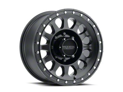 Method Race Wheels MR315 Matte Black 8-Lug Wheel; 20x9; 18mm Offset (15-19 Sierra 2500 HD)