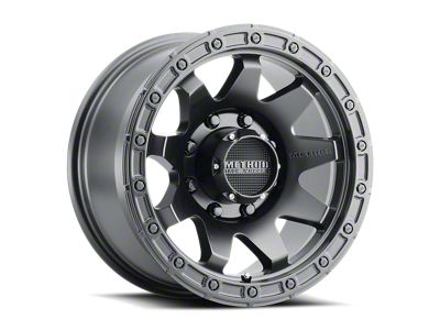 Method Race Wheels MR317 Matte Black 8-Lug Wheel; 20x9; 18mm Offset (15-19 Sierra 2500 HD)