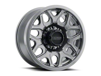 Method Race Wheels MR322 Gloss Titanium 8-Lug Wheel; 18x9; 18mm Offset (15-19 Sierra 2500 HD)