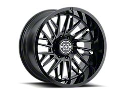 Method Race Wheels MR801 Gloss Black Milled 8-Lug Wheel; 20x12; -40mm Offset (15-19 Sierra 2500 HD)