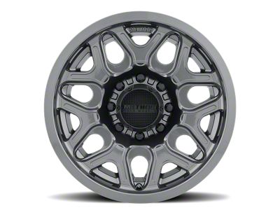Method Race Wheels MR322 Gloss Titanium 8-Lug Wheel; 18x9; 18mm Offset (15-19 Sierra 3500 HD SRW)