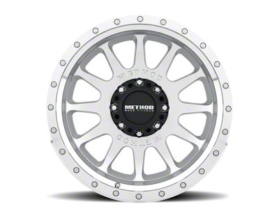 Method Race Wheels MR605 NV Machined 8-Lug Wheel; 20x10; -24mm Offset (15-19 Silverado 3500 HD SRW)