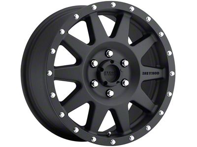 Method Race Wheels MR301 The Standard Matte Black 6-Lug Wheel; 17x8.5; 0mm Offset (15-20 Tahoe)