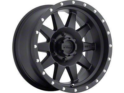 Method Race Wheels MR301 The Standard Matte Black 6-Lug Wheel; 17x8.5; 25mm Offset (15-20 Tahoe)
