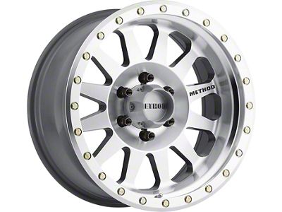 Method Race Wheels MR304 Double Standard Machined 6-Lug Wheel; 17x8.5; 0mm Offset (15-20 Tahoe)