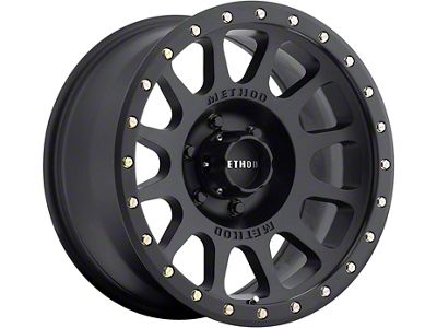 Method Race Wheels MR305 NV Matte Black 6-Lug Wheel; 17x8.5; 0mm Offset (15-20 Tahoe)