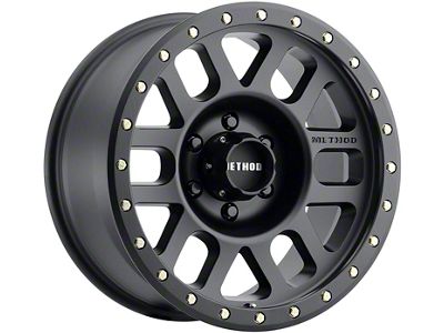 Method Race Wheels MR309 Grid Matte Black 6-Lug Wheel; 18x9; 0mm Offset (15-20 Tahoe)