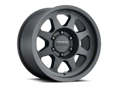 Method Race Wheels MR701 Matte Black 6-Lug Wheel; 17x9; -12mm Offset (15-20 Tahoe)