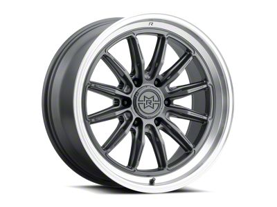 Method Race Wheels MR803 Gloss Titanium with Machined Lip 6-Lug Wheel; 22x9; 20mm Offset (15-20 Tahoe)