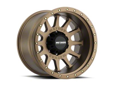 Method Race Wheels MR605 NV Bronze 8-Lug Wheel; 20x12; -52mm Offset (17-22 F-250 Super Duty)
