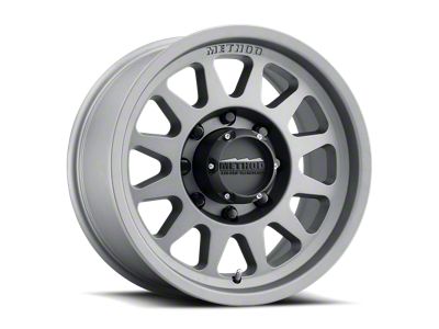 Method Race Wheels MR704 HD Bead Grip Titanium 8-Lug Wheel; 17x9; 18mm Offset (17-22 F-250 Super Duty)
