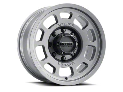 Method Race Wheels MR705 Bead Grip Titanium 8-Lug Wheel; 17x8.5; 0mm Offset (17-22 F-250 Super Duty)