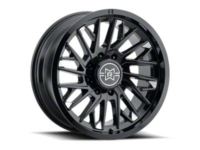 Method Race Wheels MR801 Gloss Black Milled 8-Lug Wheel; 20x9; 0mm Offset (17-22 F-250 Super Duty)