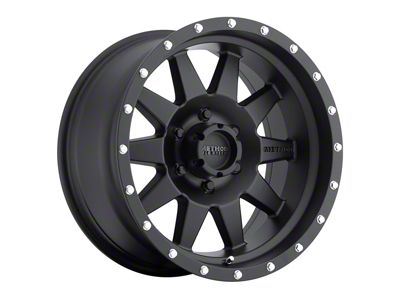 Method Race Wheels MR301 The Standard Matte Black 6-Lug Wheel; 17x9; -12mm Offset (99-06 Sierra 1500)