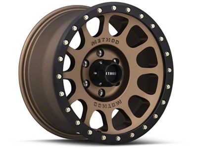 Method Race Wheels MR305 NV Bronze 6-Lug Wheel; 17x8.5; 0mm Offset (99-06 Sierra 1500)