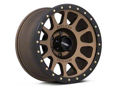 Method Race Wheels MR305 NV Bronze 6-Lug Wheel; 18x9; -12mm Offset (99-06 Sierra 1500)