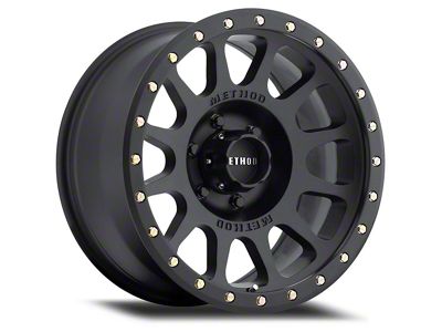 Method Race Wheels MR305 NV Matte Black 6-Lug Wheel; 18x9; 18mm Offset (99-06 Sierra 1500)