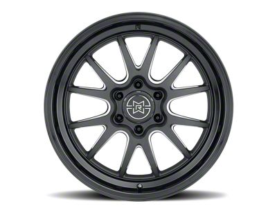 Method Race Wheels MR802 Double Black Milled 6-Lug Wheel; 22x9; 20mm Offset (19-26 Sierra 1500)