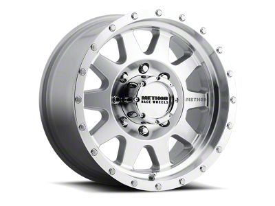 Method Race Wheels MR301 The Standard Machined 8-Lug Wheel; 18x9; 18mm Offset (11-16 F-350 Super Duty SRW)