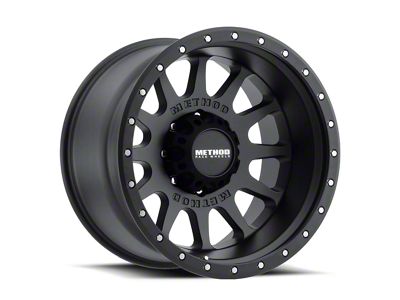 Method Race Wheels MR605 NV Matte Black 8-Lug Wheel; 20x9; -12mm Offset (11-16 F-350 Super Duty SRW)