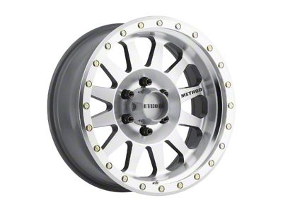 Method Race Wheels MR304 Double Standard Machined 6-Lug Wheel; 17x8.5; 0mm Offset (21-24 F-150)