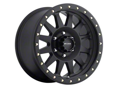 Method Race Wheels MR304 Double Standard Matte Black 6-Lug Wheel; 17x8.5; 0mm Offset (21-25 F-150)