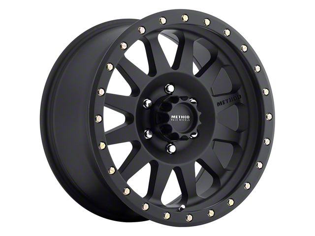 Method Race Wheels MR304 Double Standard Matte Black 6-Lug Wheel; 17x8.5; 0mm Offset (21-24 F-150)