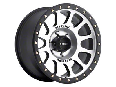 Method Race Wheels MR305 NV Matte Black Machined 6-Lug Wheel; 17x8.5; 0mm Offset (21-24 F-150)