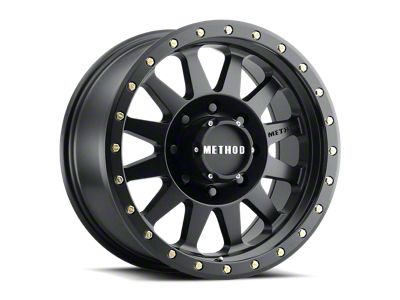 Method Race Wheels MR304 Double Standard Matte Black 8-Lug Wheel; 20x10; -18mm Offset (23-26 F-250 Super Duty)