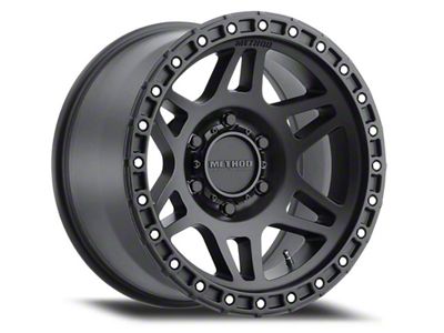 Method Race Wheels MR312 Matte Black with Gloss Black Lip 8-Lug Wheel; 17x8.5; 0mm Offset (23-24 F-250 Super Duty)